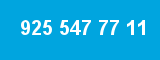 925 547 77 11 925 547 77 11